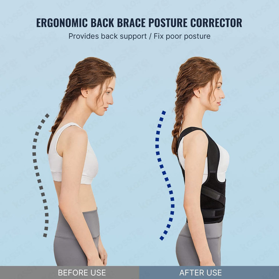Breathable and Adjustable Posture Corrector Belt for Men and Women